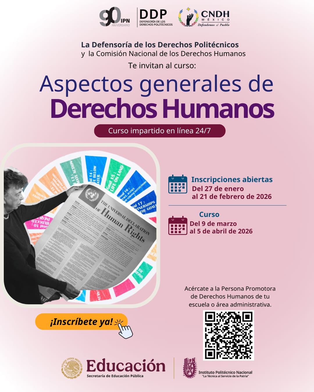 Curso Aspectos generales de Derechos Humanos
