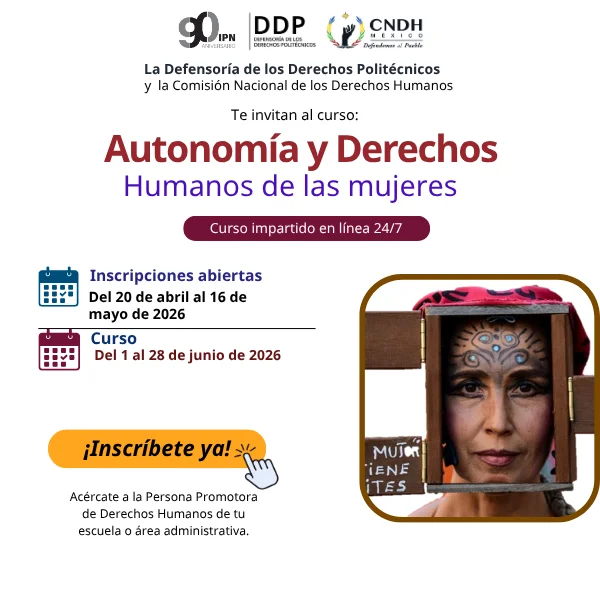 Curso Autonomia y Derechos Humanos de las Mujeres