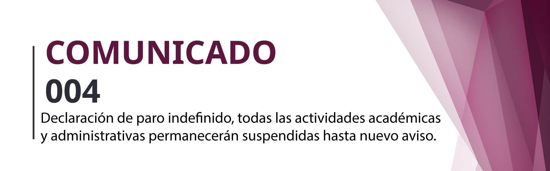 Comunicado 004