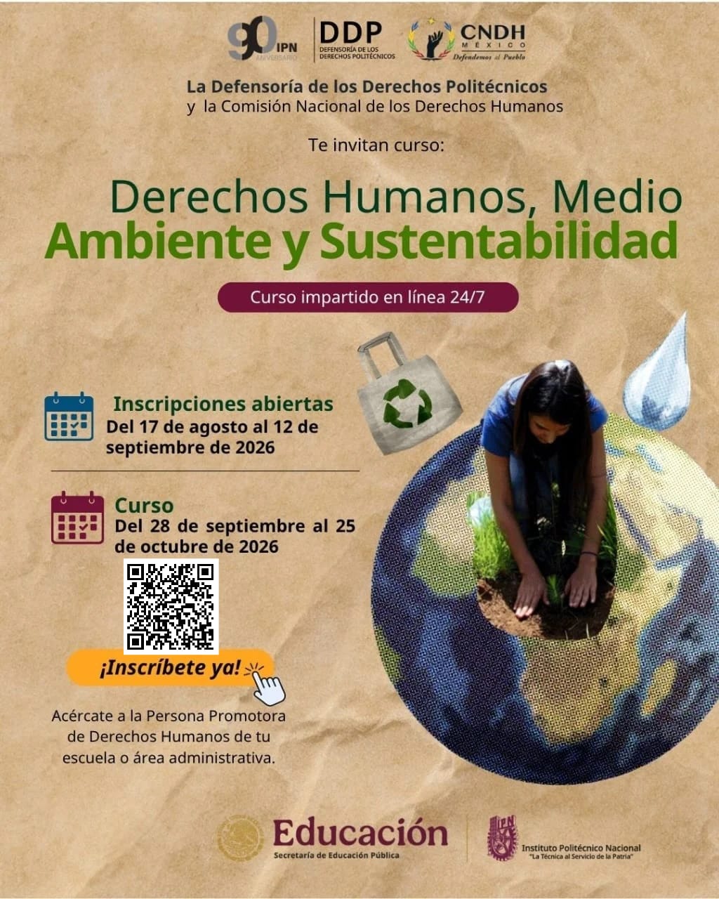 Curso Derechos Humanos, Medio Ambiente y Sustentabilidad