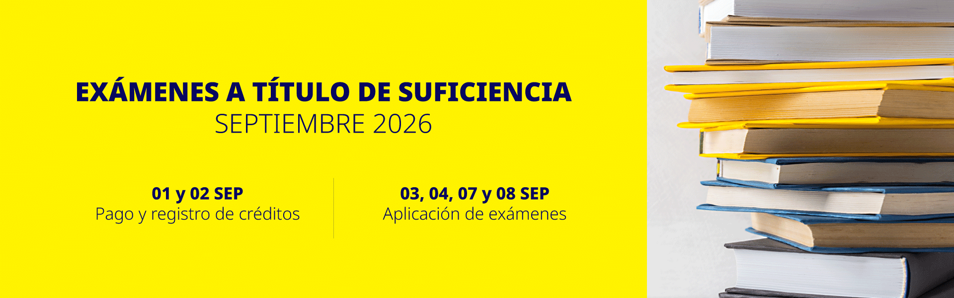 Exámenes a Título de Suficiencia