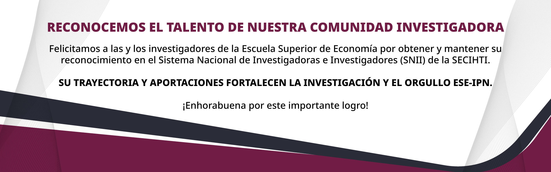 Felicitación SNI