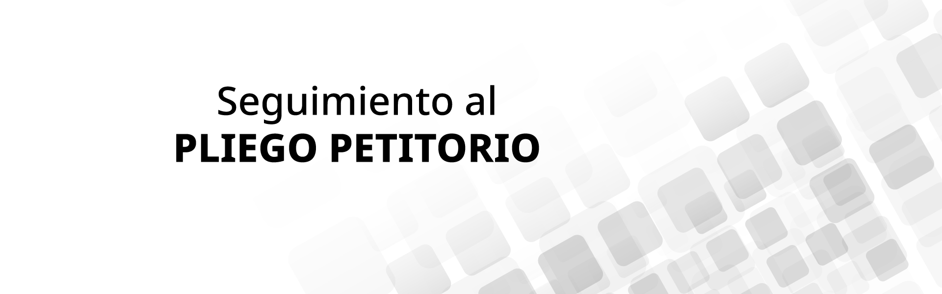 Seguimiento al Pliego Petitorio ESE
